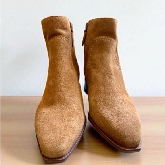 Cole Haan Naia Tan Suede Ankle Booties: Size 7 New - Picture 6 of 7